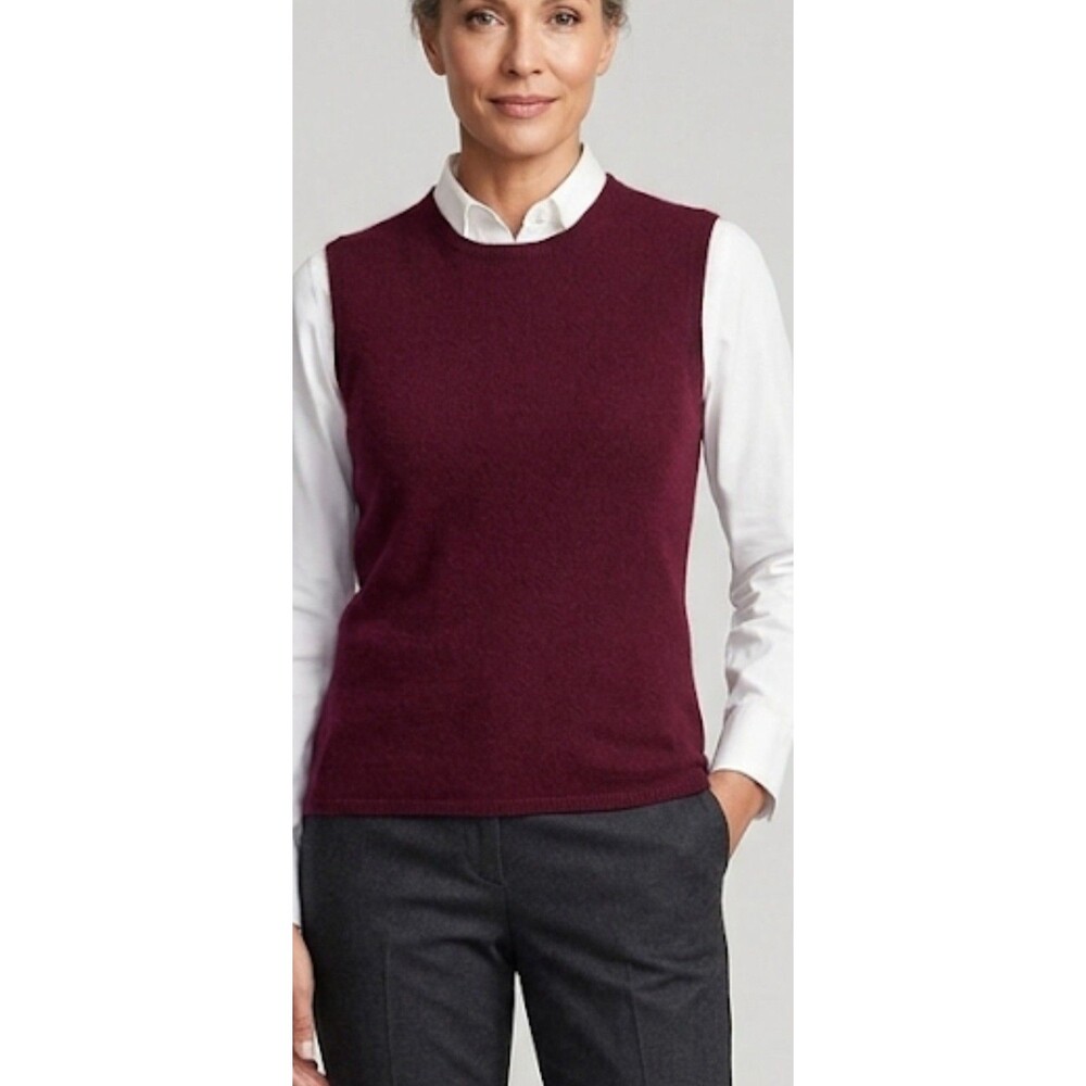 Brooks Brothers 100% Pure Cashmere Vest Knitted in Great Britain - Small -...